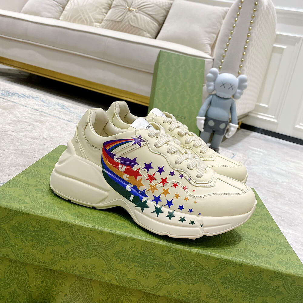 Gucci Rainbow Star Rhyton Sneaker - Top Club