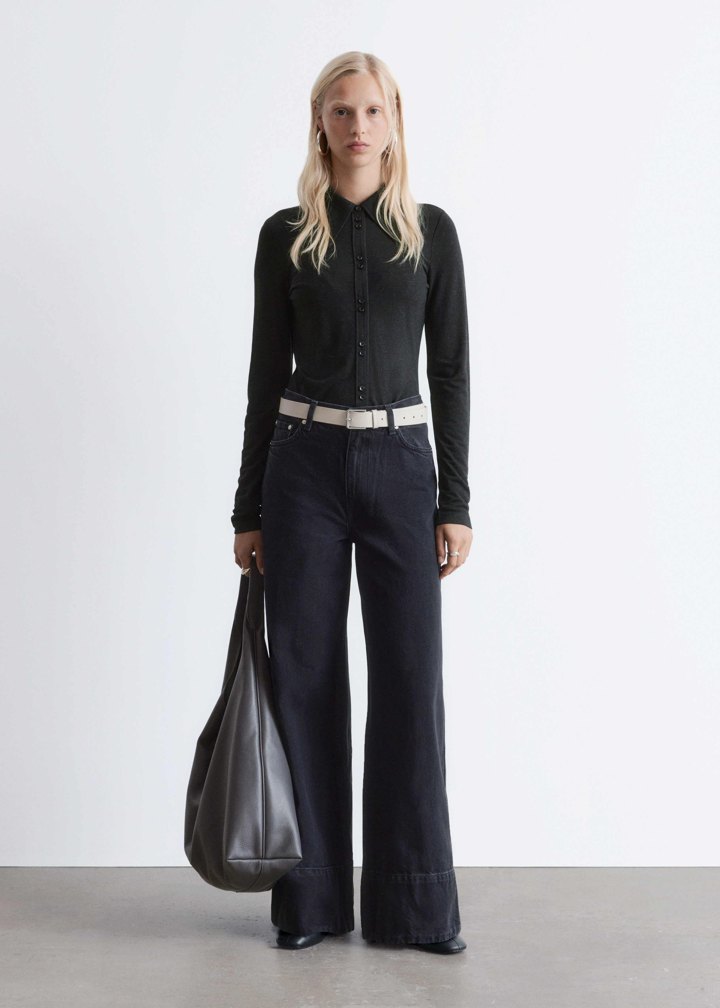 & Other Stories LONG WIDE-LEG JEANS
