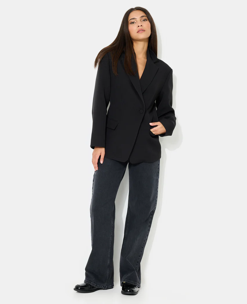 Pimkie Veste blazer cintrée avec épaulettes