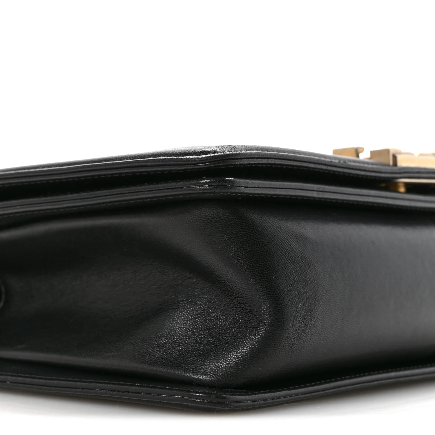 Lambskin Quilted Medium Boy Flap Black - Top Club