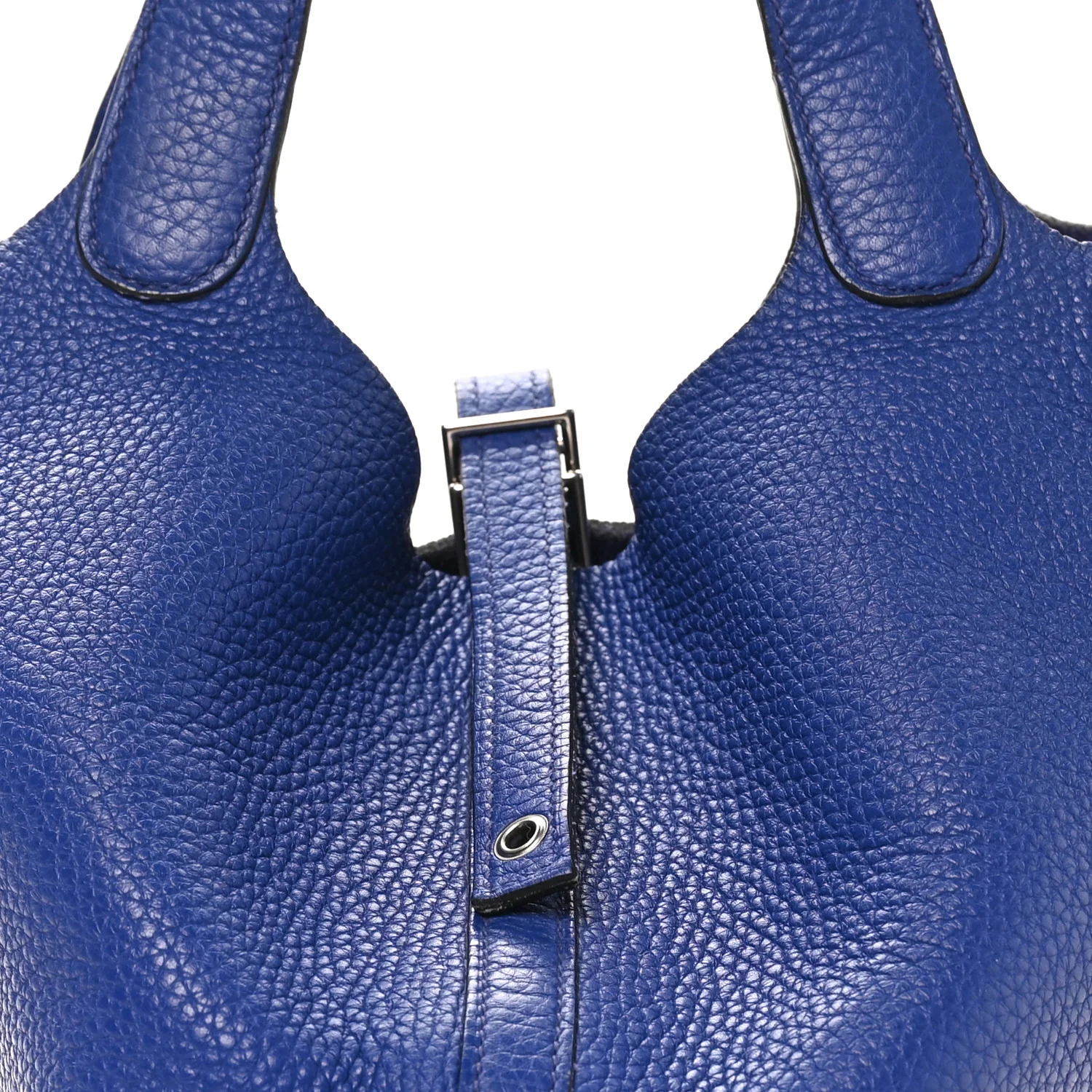 Taurillon Clemence Picotin Lock 22 MM Bleu Electrique - Top Club