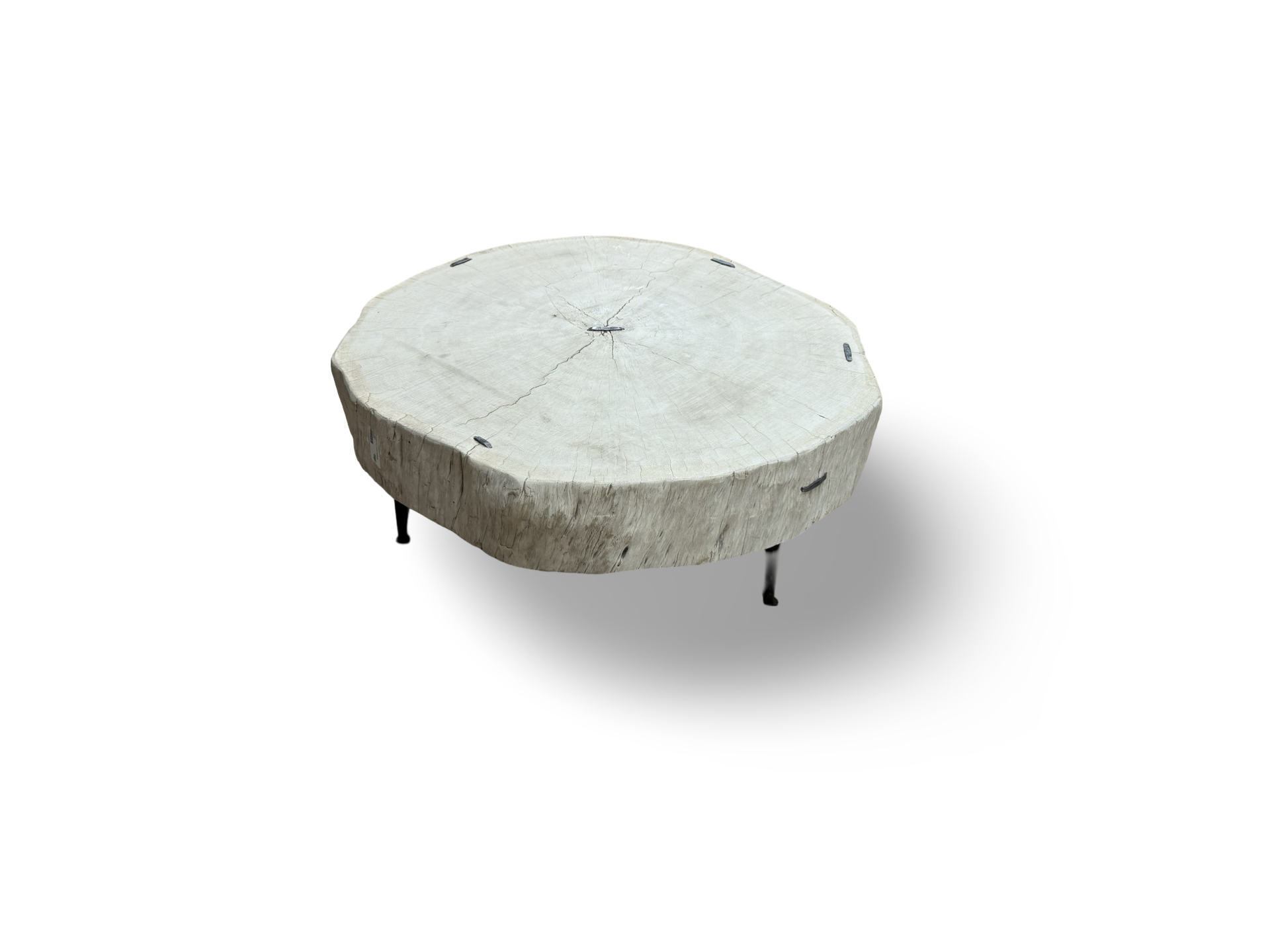 Salontafel ijzeren poot uniek
