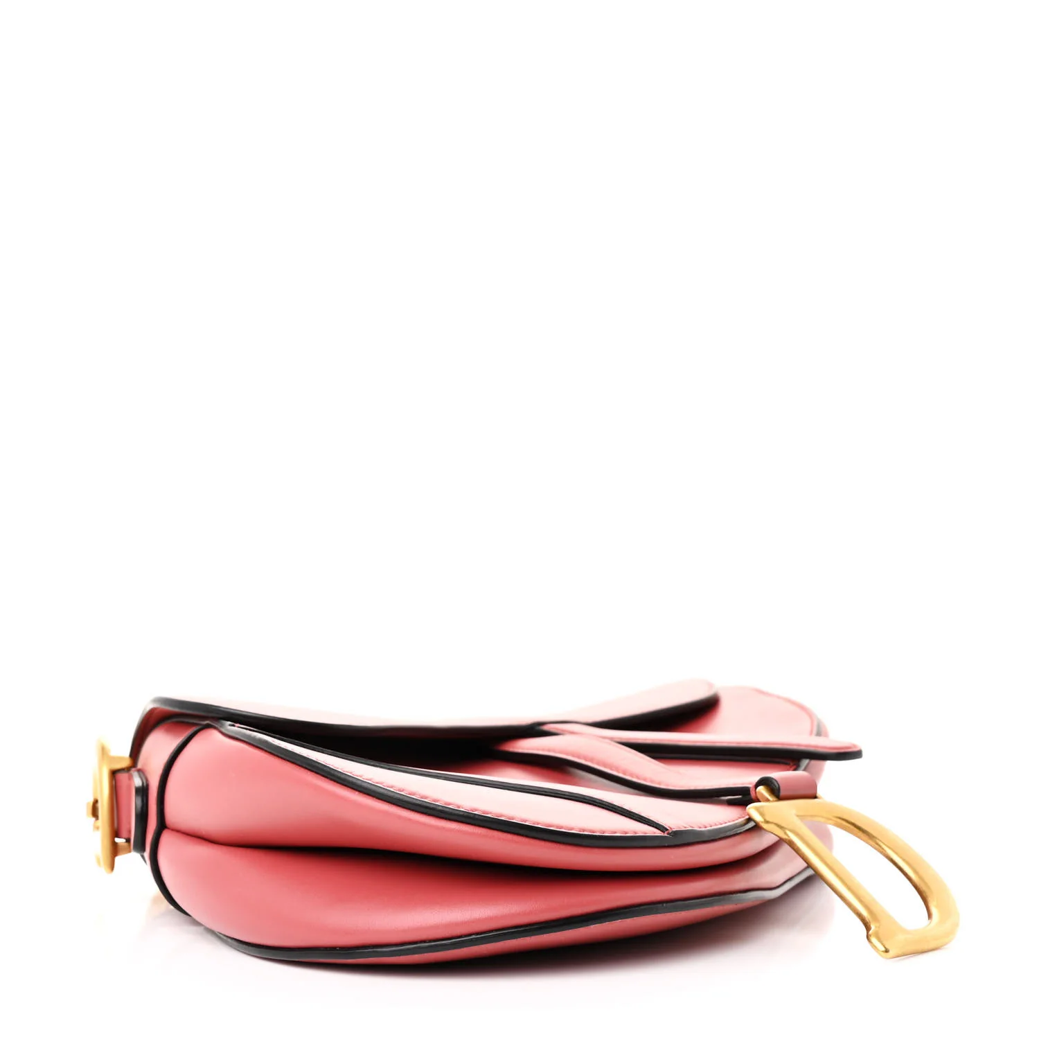 Calfskin Saddle Bag Pink - Top Club