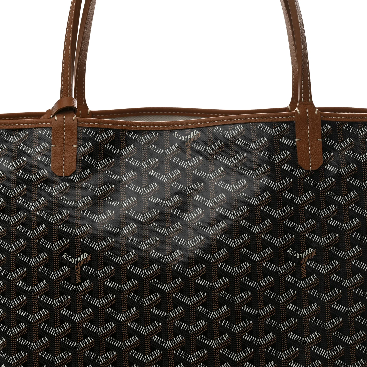 Goyardine Saint Louis GM Black Gold - Top Club