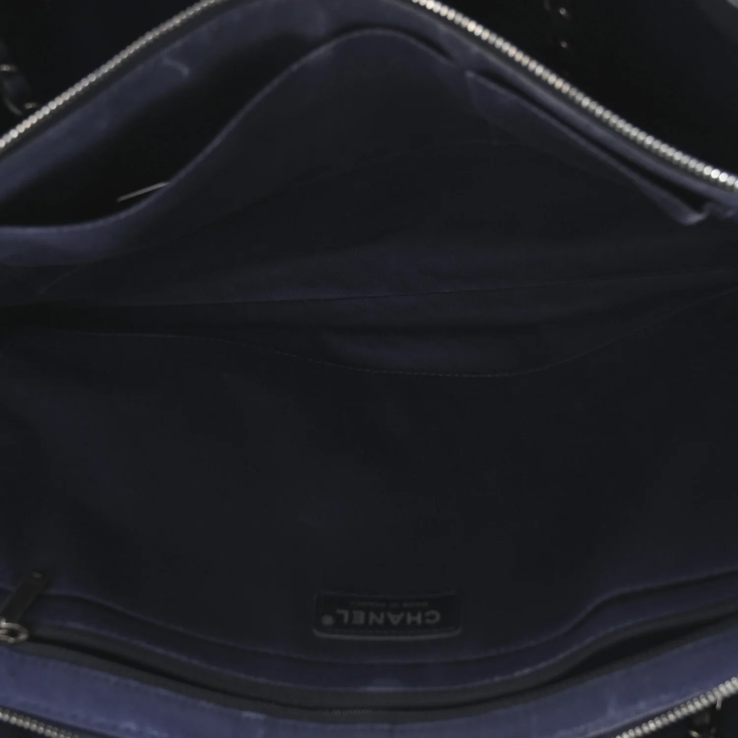 Grained Vegetal Calfskin Urban Shopping Tote Blue - Top Club