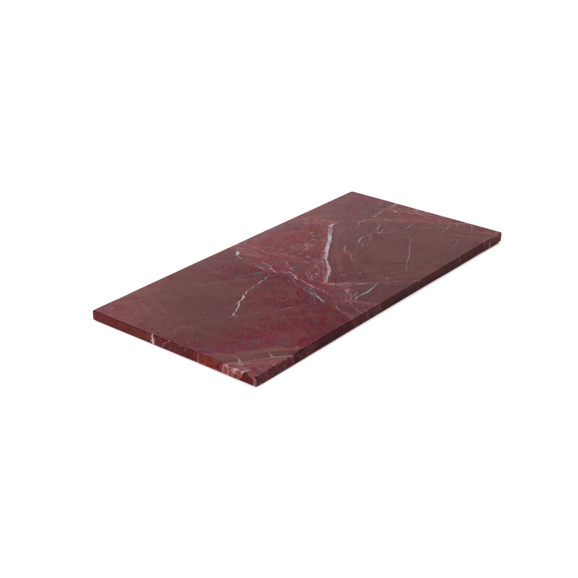 Dienblad Marmer L rood 40x20cm