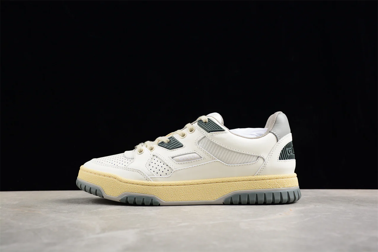 Gucci Distressed Effect Trainer Sneakers - Sneaker Replica Workshop