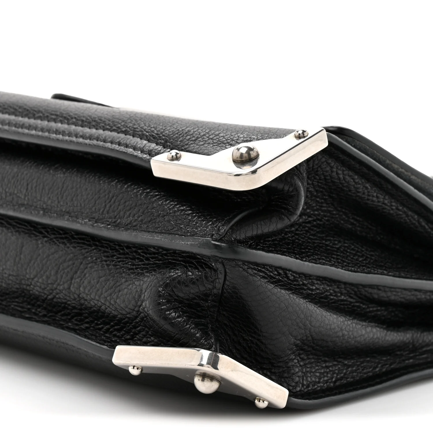 Glace Calf Soft Cahier Bag Black Astrale - Top Club