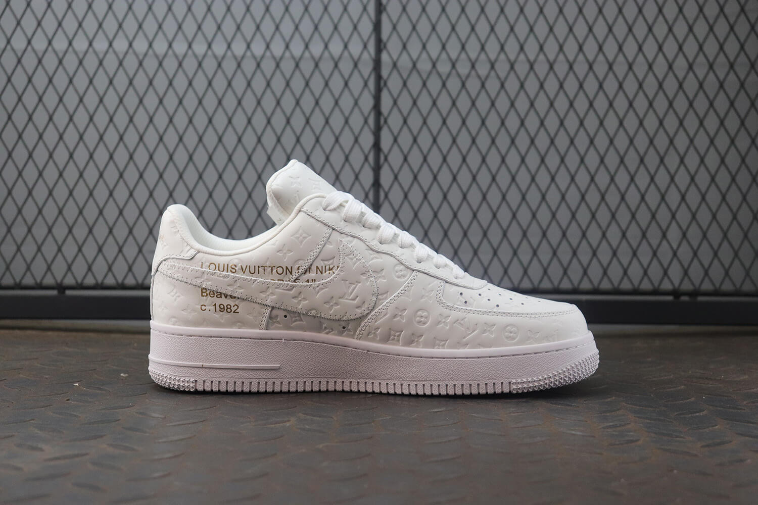 Louis Vuitton X Air Force 1 Low All White - Sneaker Replica Workshop