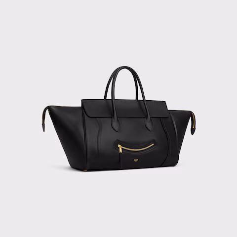 MEDIUM SMILING NEW LUGGAGE IN SUPPLE SHINY LAMBSKIN - Top Club
