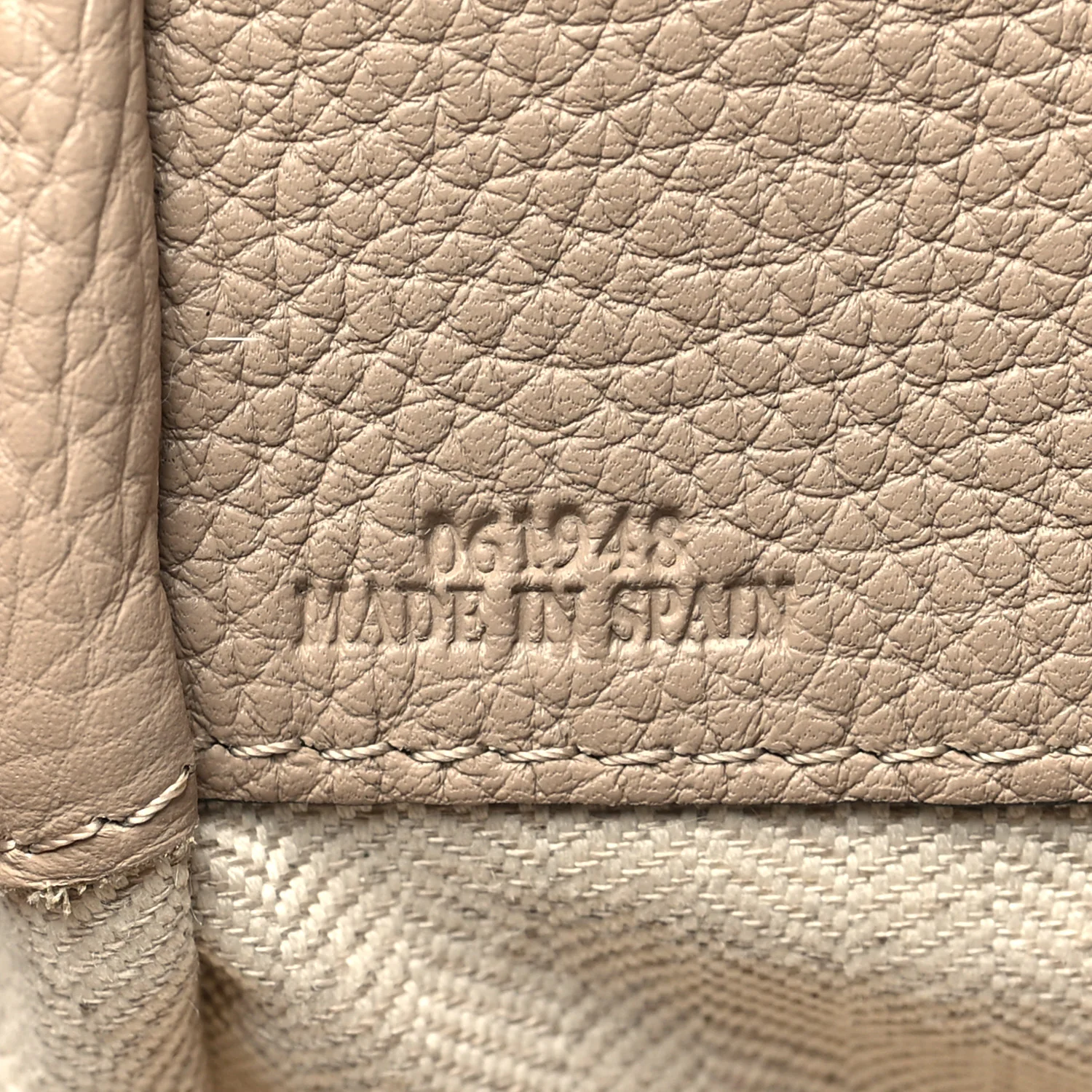 Calfskin Small Hammock Shoulder Bag Sand Mink - Top Club