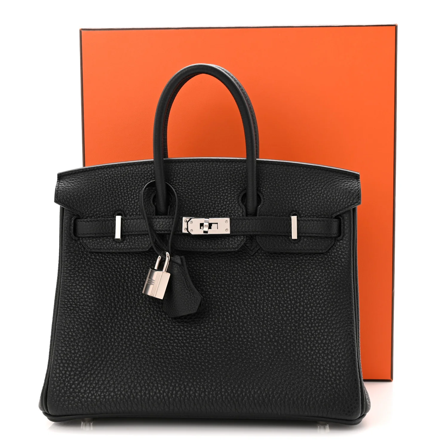 Togo Birkin 25 Black - Top Club