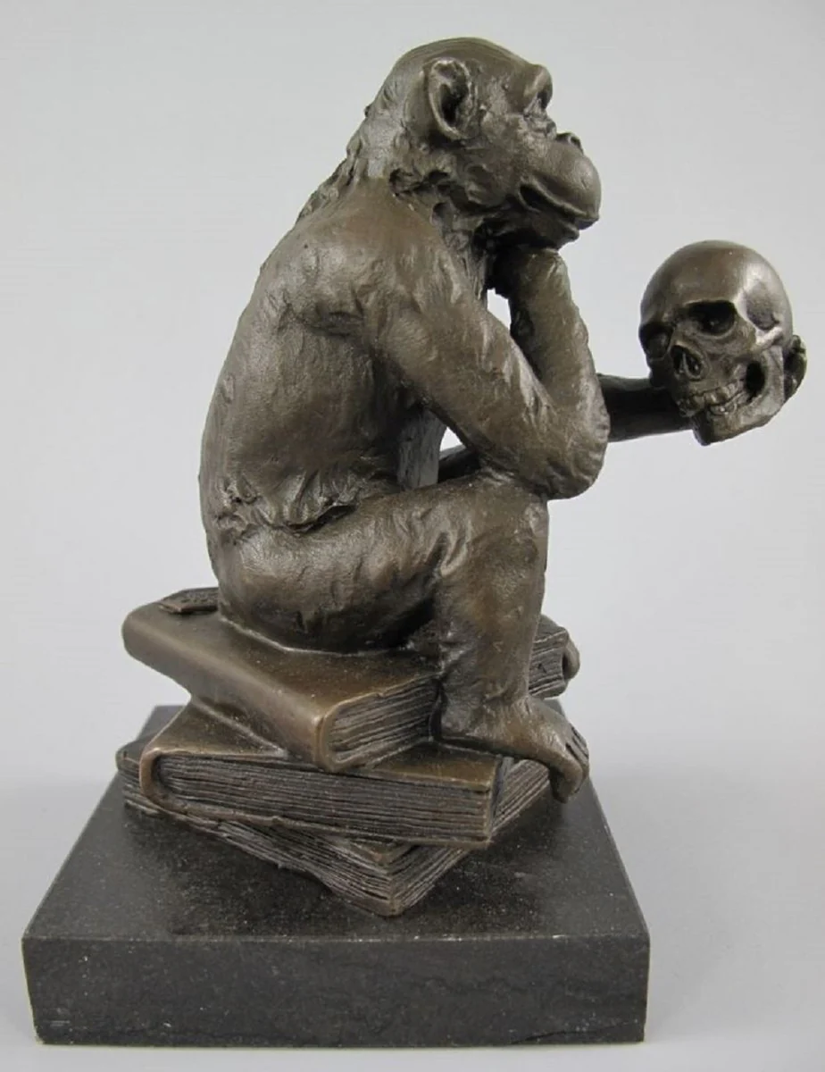 Bronze decorative figure monkey H. 14 cm - bronze sculpture - decorative accessories