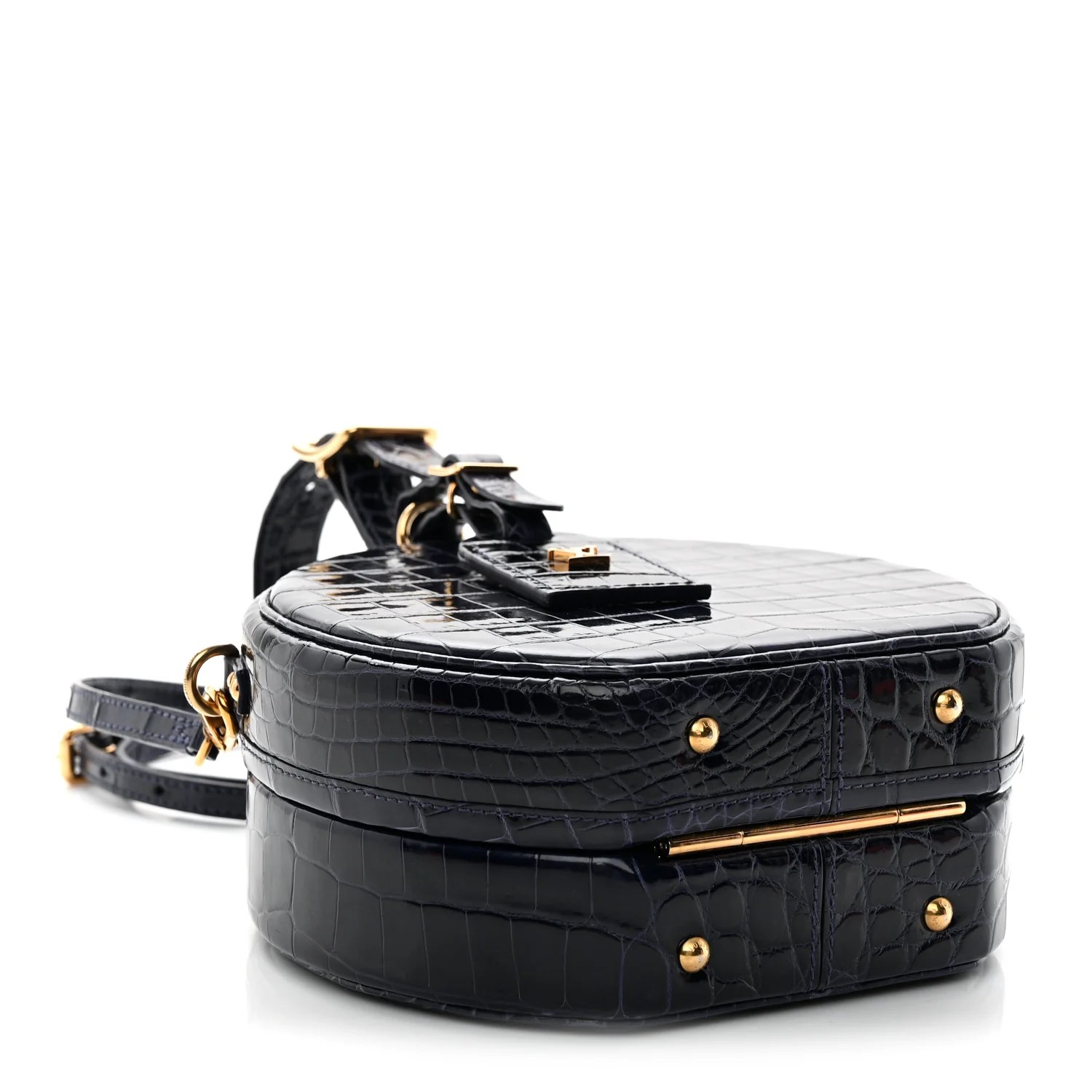 Crocodile Petite Boite Chapeau Navy - Top Club