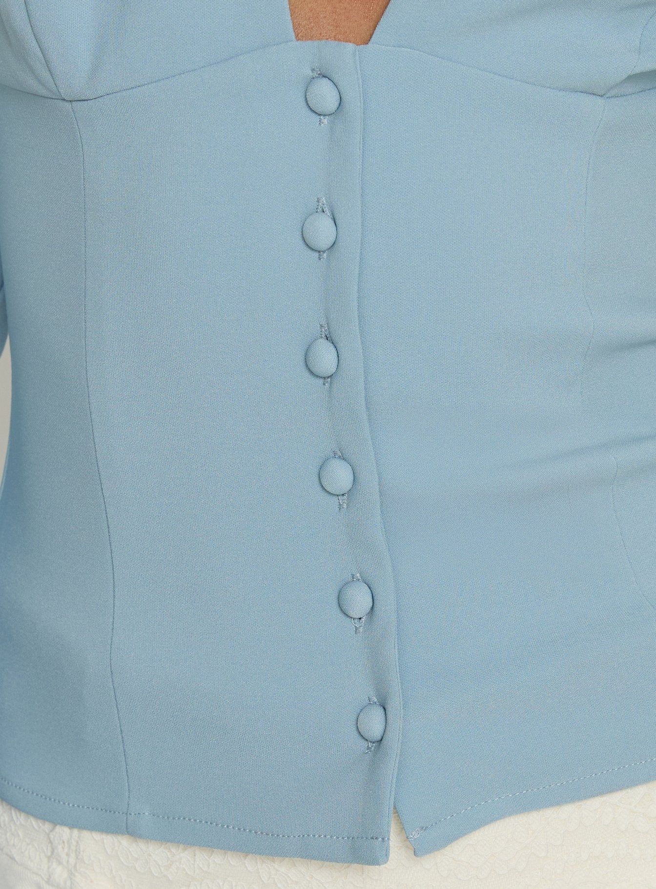 Serefina Long Sleeve Top Blue