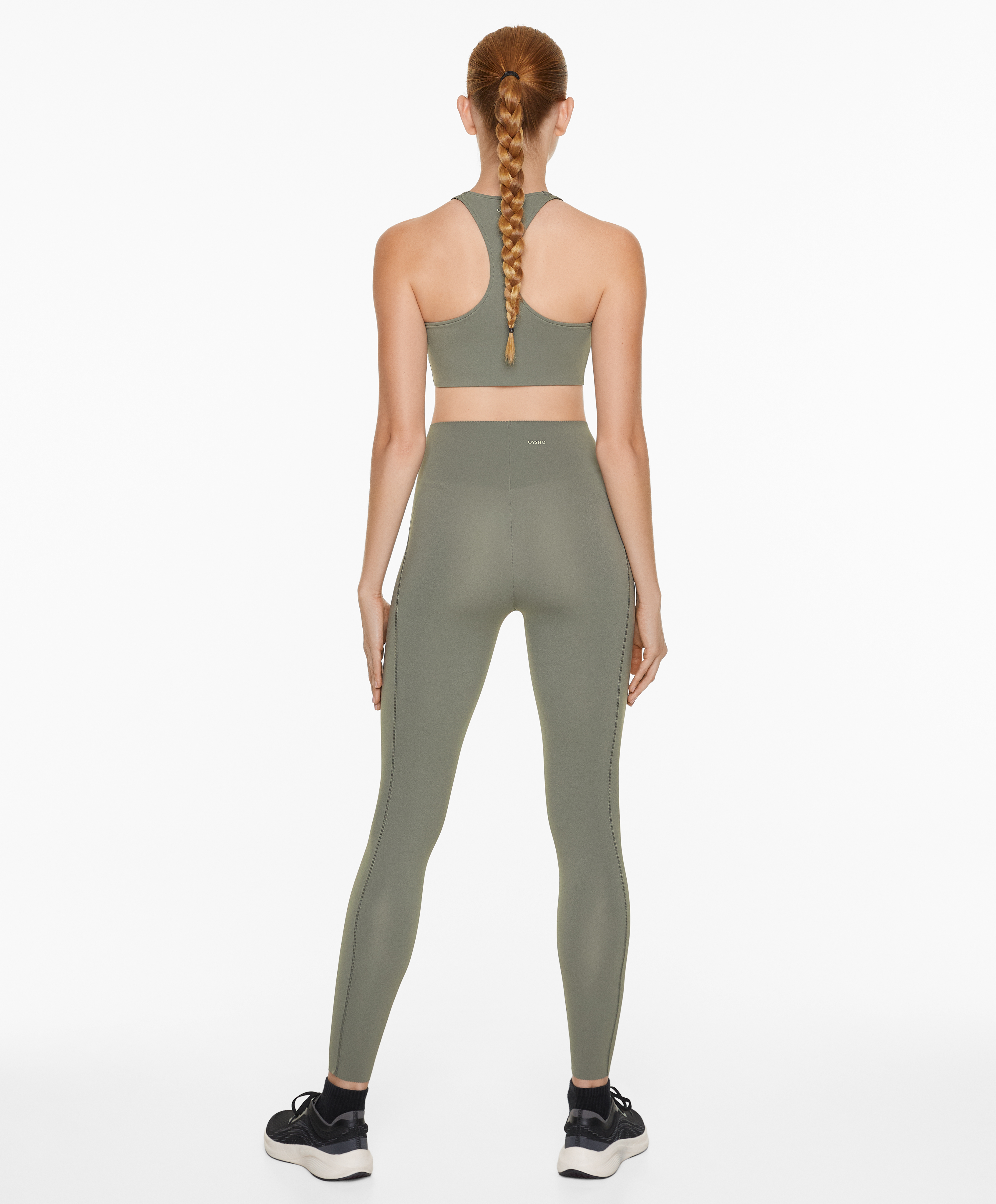 OYSHO Compressive core control ankle-length leggings