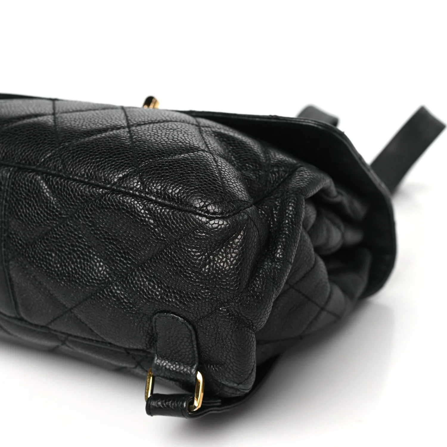 Caviar Quilted Backpack Black - Top Club