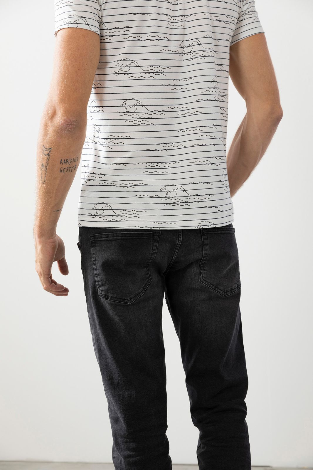 Phil Zwarte mid-rise Regular Fit Jeans