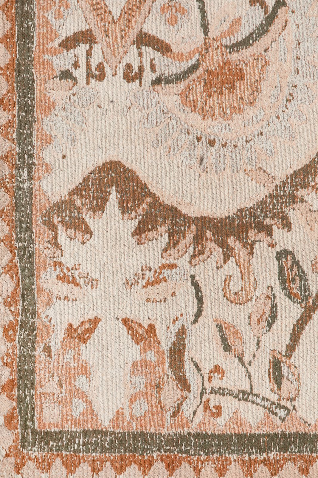 Multicolour vloerkleed met boho print