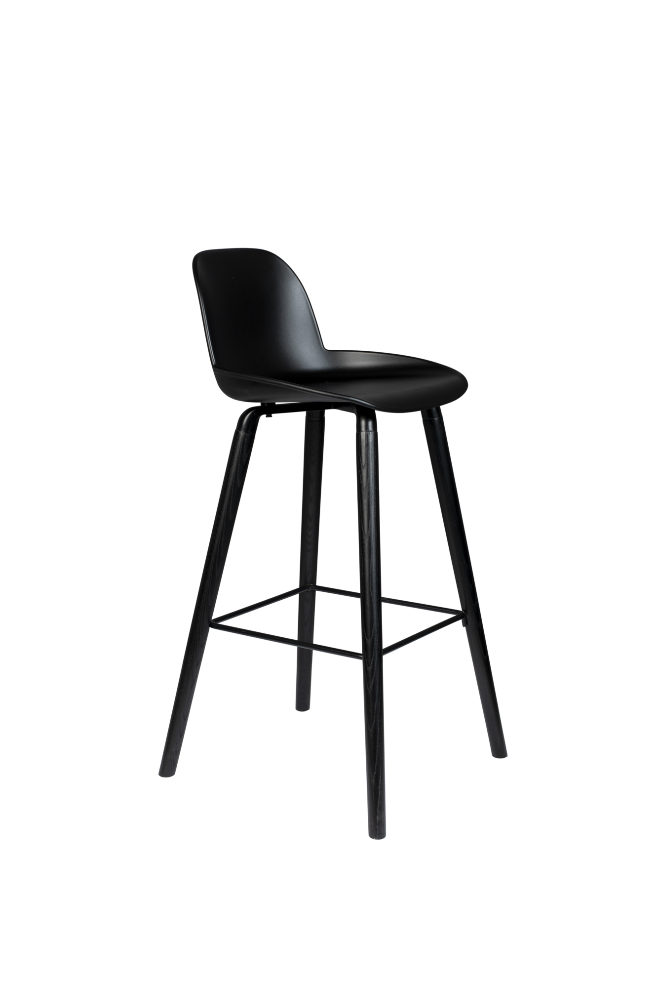 Barkruk Albert Kuip  (zithoogte 65 cm) zwart