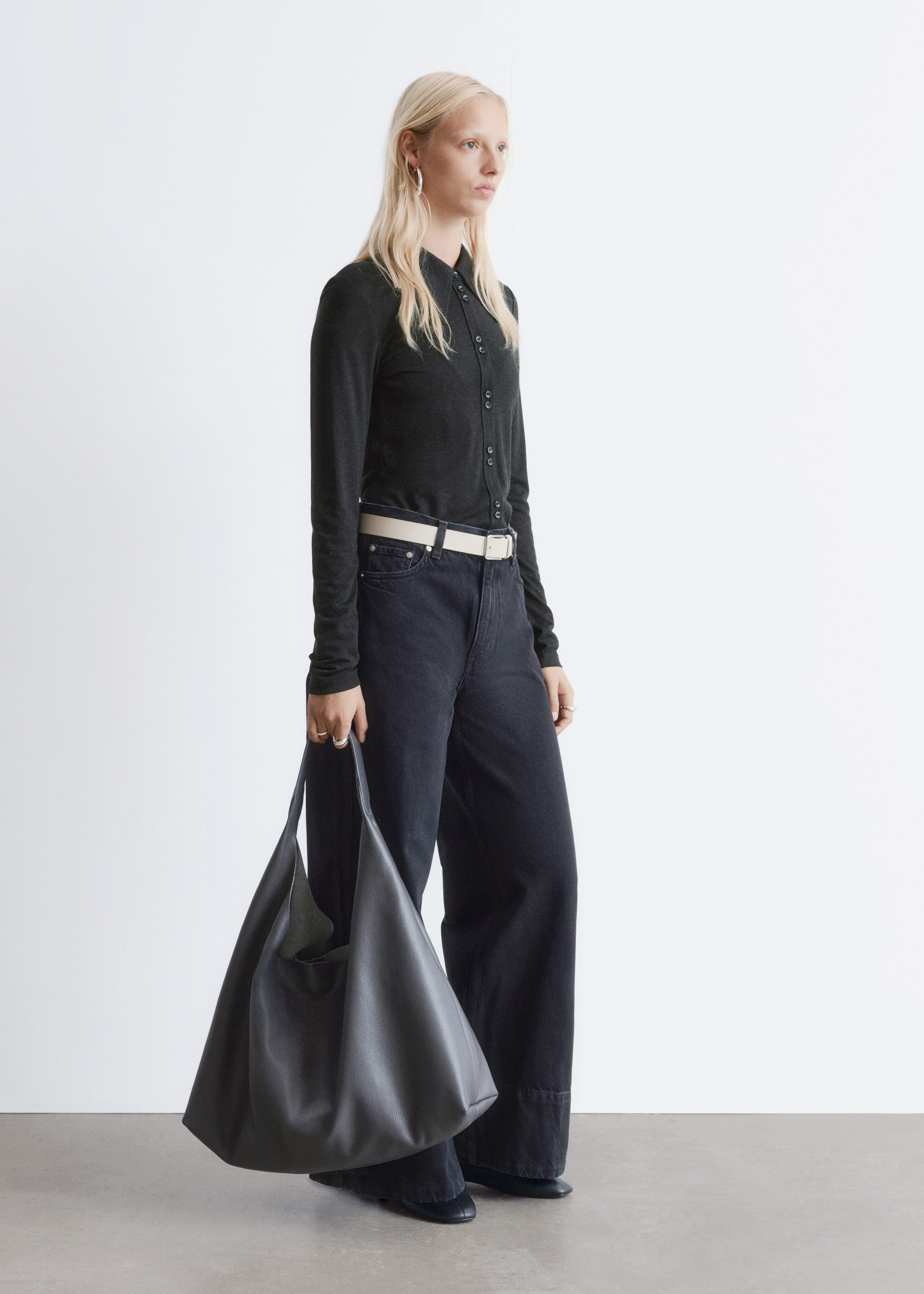 & Other Stories LONG WIDE-LEG JEANS
