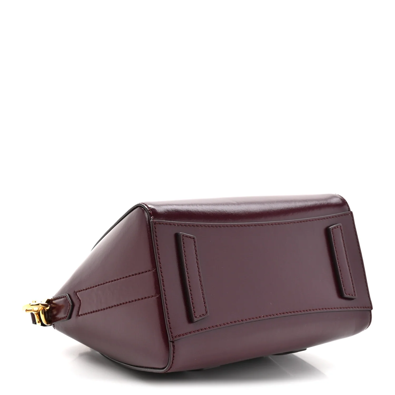 Box Calfskin Mini Lock Antigona Oxblood Red - Top Club