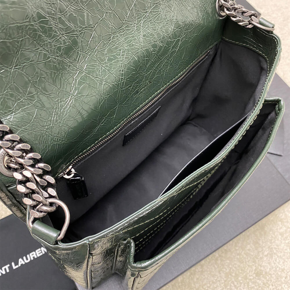 YSL NIKI MEDIUM IN CRINKLED VINTAGE LEATHER(HIGH-END GRADE) - Top Club