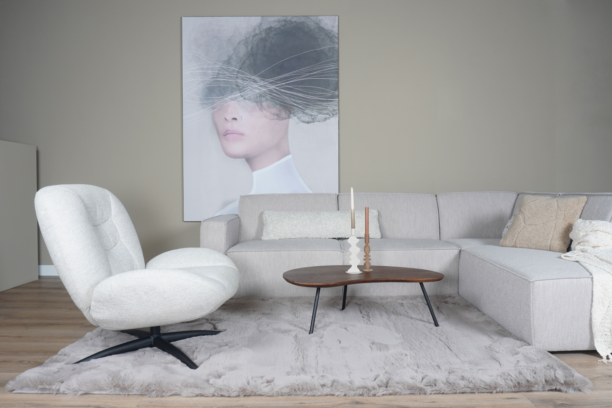 Fauteuil George Natural