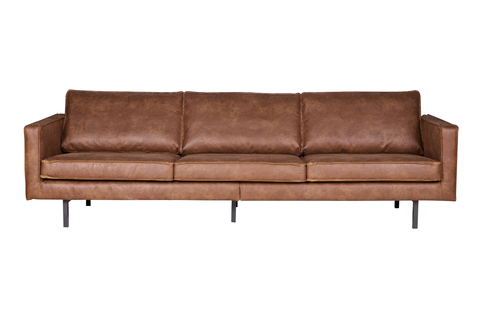 Bank Rodeo 3-zits leer - Cognac