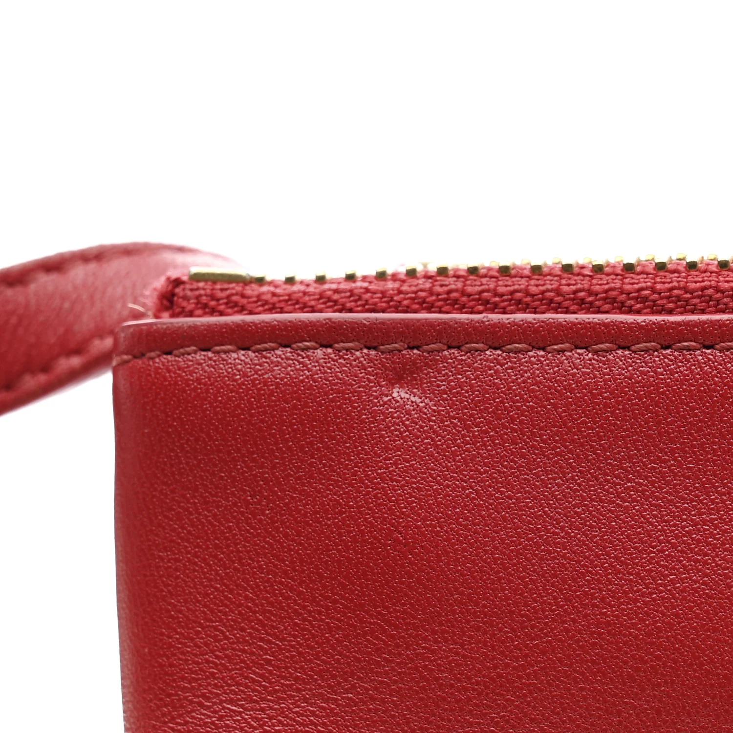 Lambskin Large Trio Crossbody Bag Red - Top Club