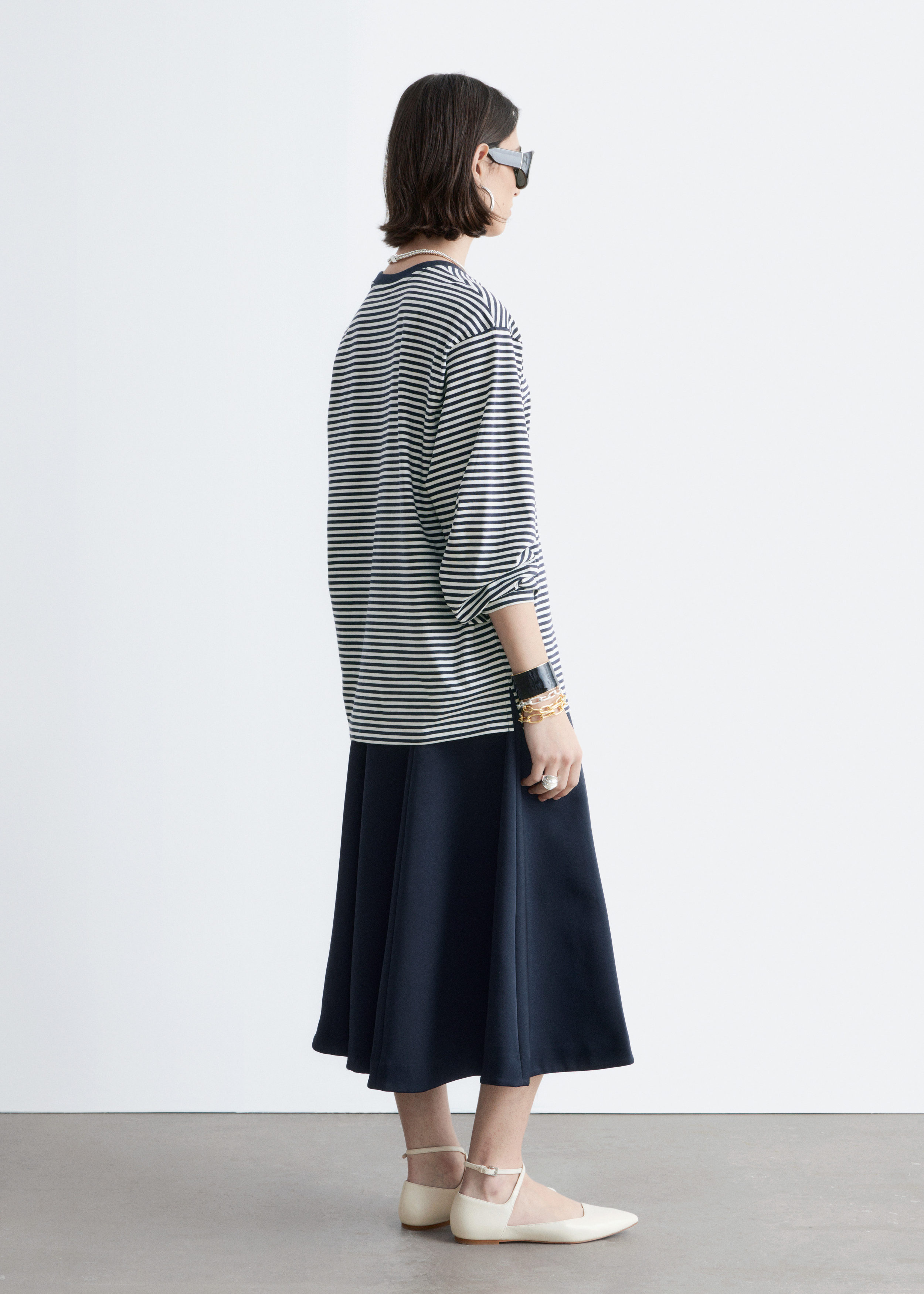 & Other Stories LONG-SLEEVE JERSEY TOP