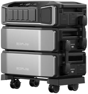 EF ECOFLOW DELTA Pro Ultra portatile Power Station con 2 batterie, 12 kWh e 6900 W CA, batteria LFP espandibile a 30 kWh, ricarica fino all'80% in 73 minuti, generatore solare per uso domestico
