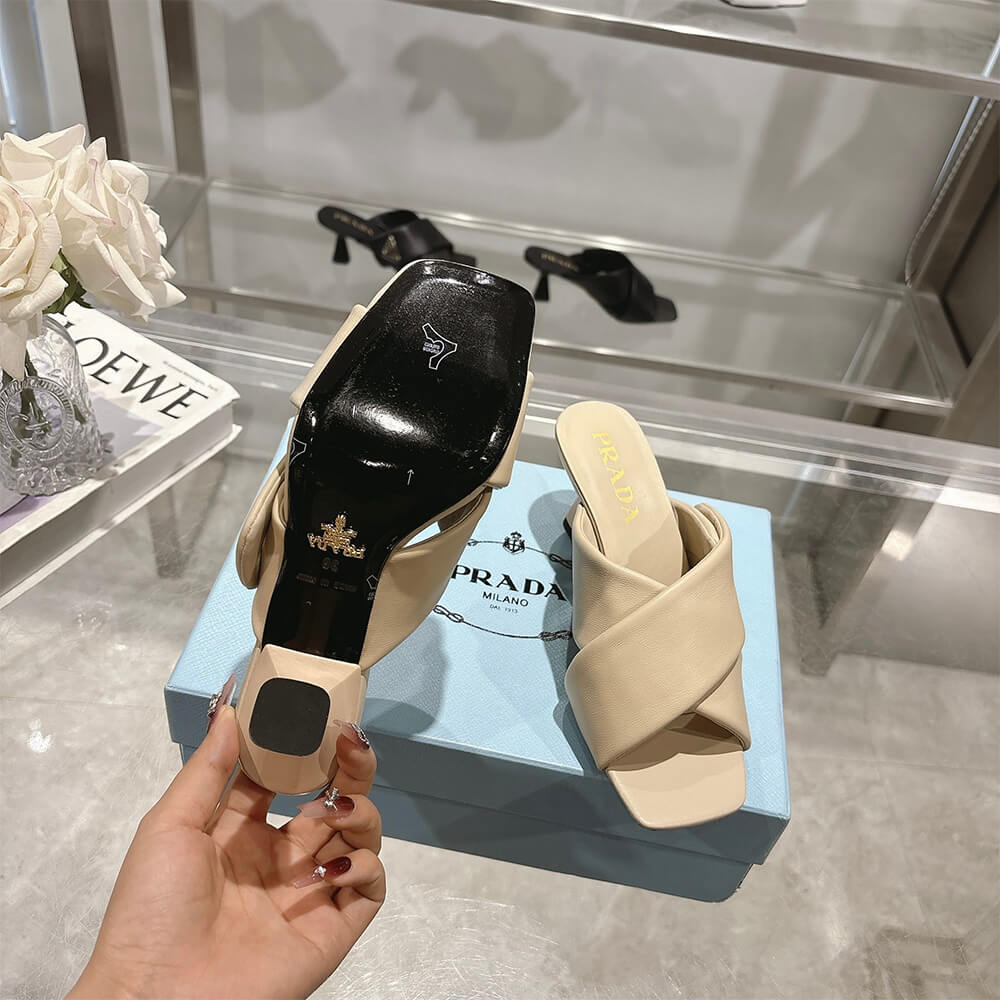 Prada Padded nappa leather sandals - Top Club