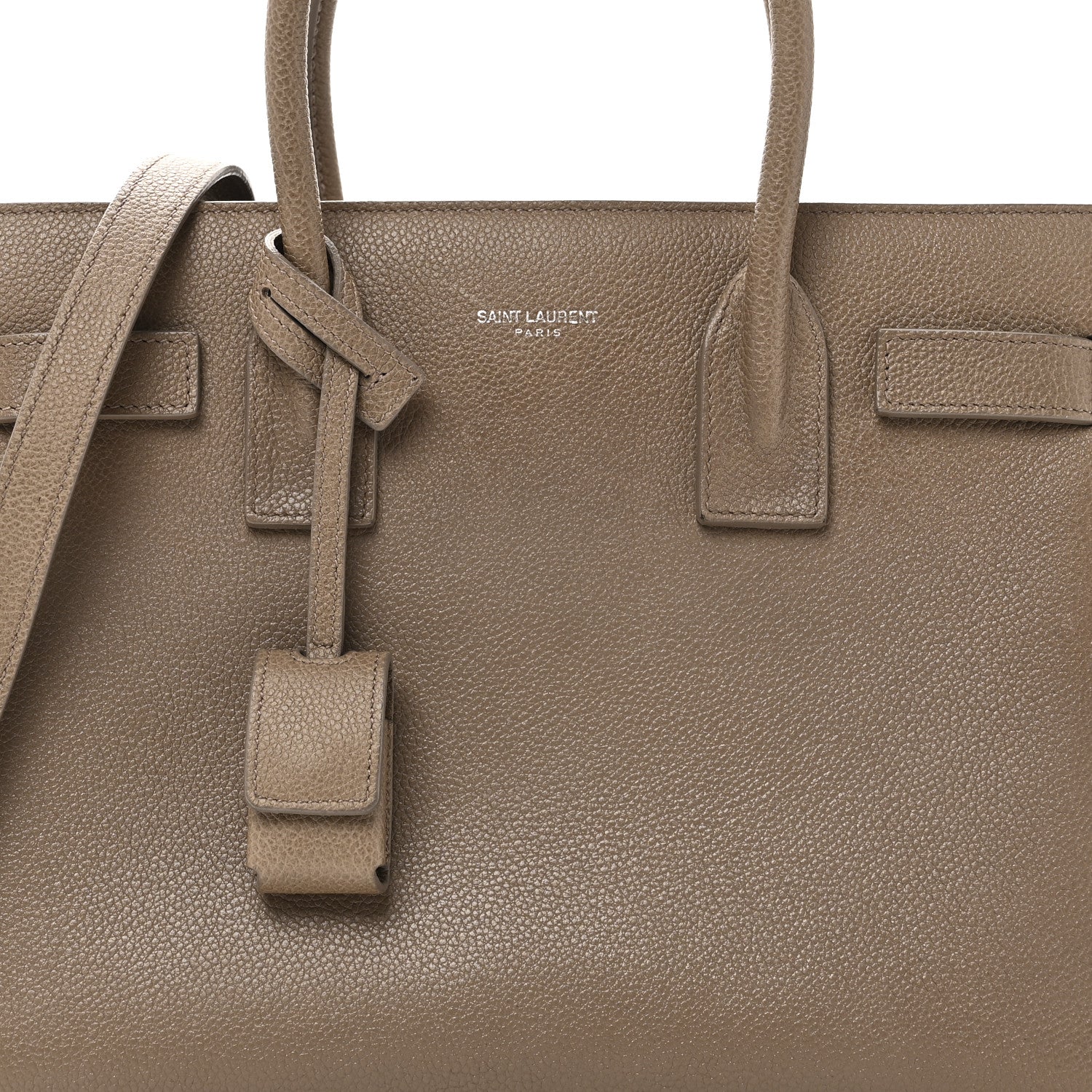 Grained Calfskin Baby Sac De Jour Taupe - Top Club