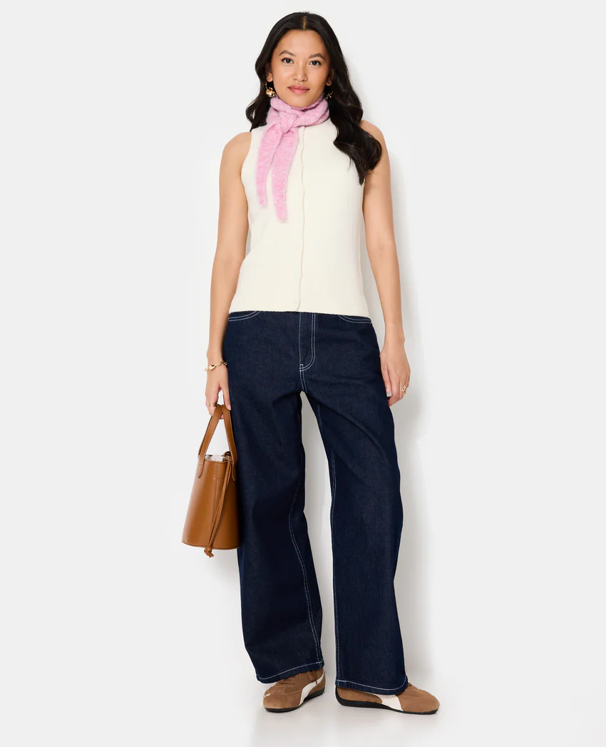 Pimkie Gilet sans manches avec boutons recouverts