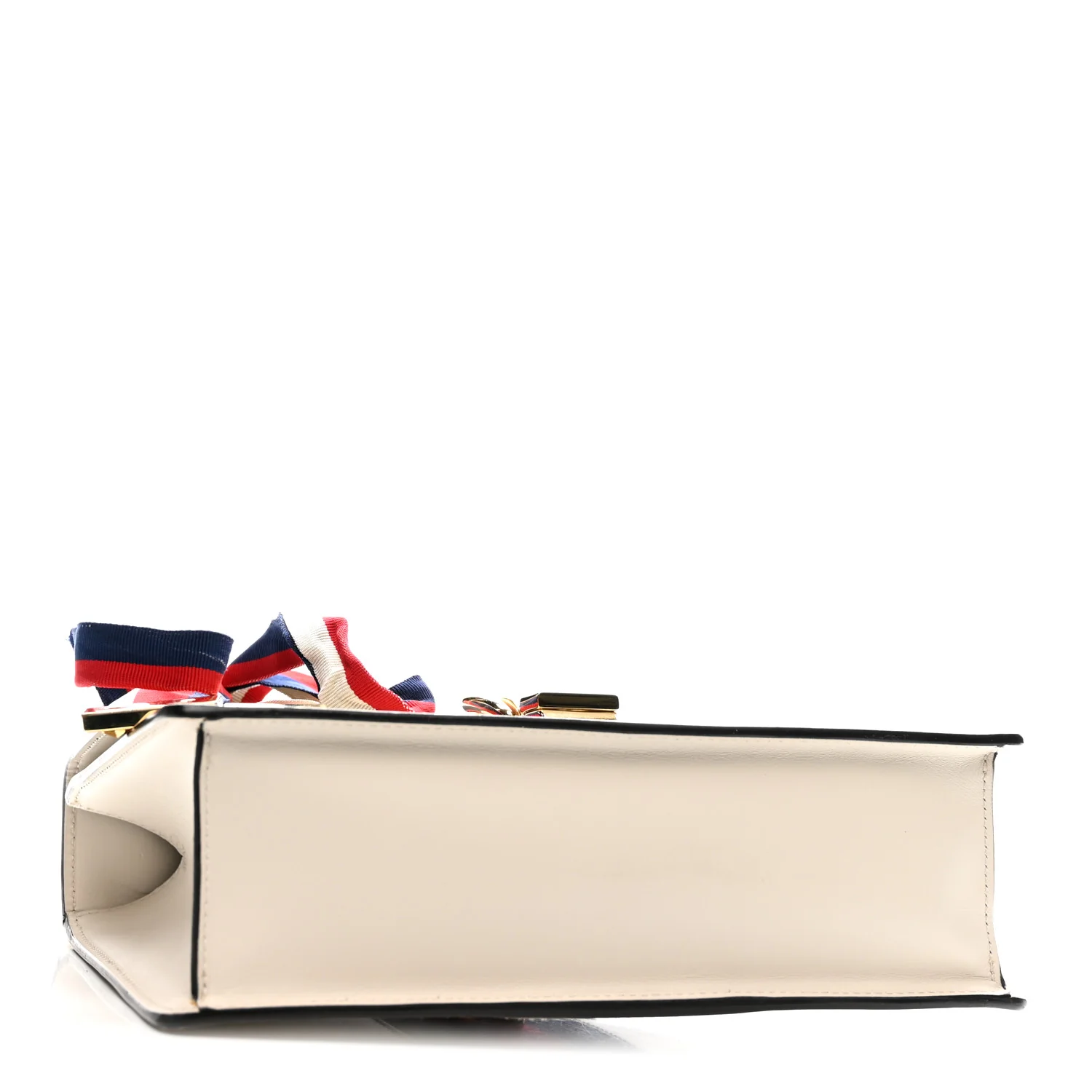 Calfskin Small Sylvie Shoulder Bag Off White - Top Club
