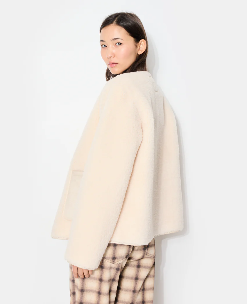 Pimkie Blouson en sherpa façon peau lainée