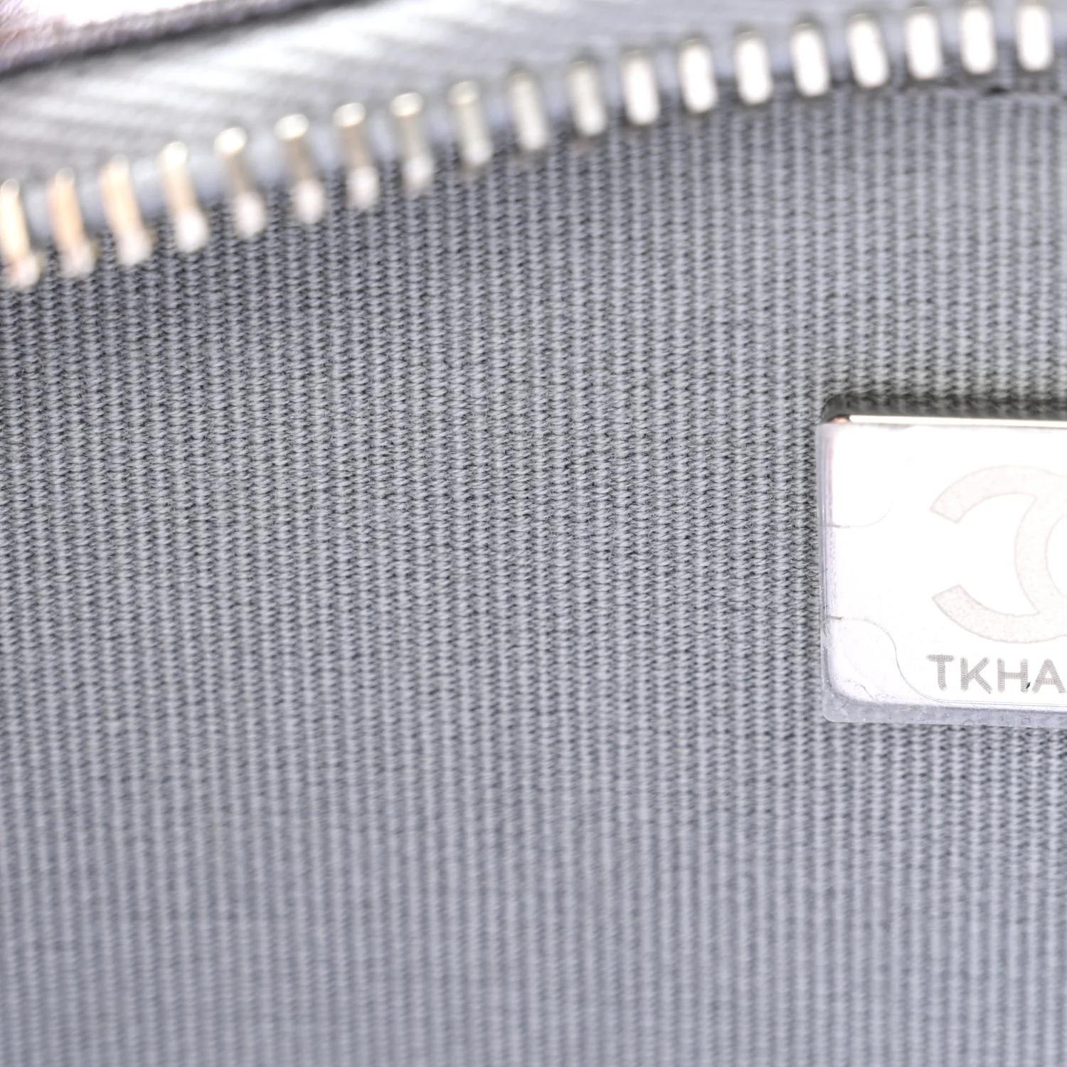 Metallic Lambskin Like A Wallet Flap Silvery Black - Top Club
