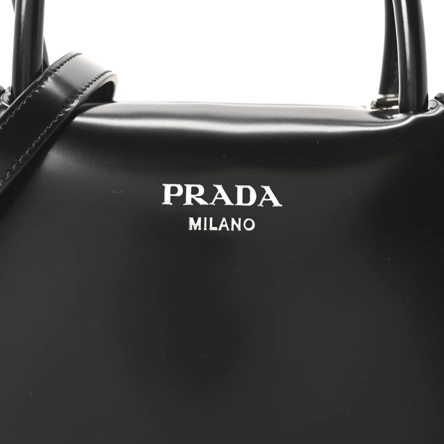 Spazzolato Small Supernova Handbag Black - Top Club