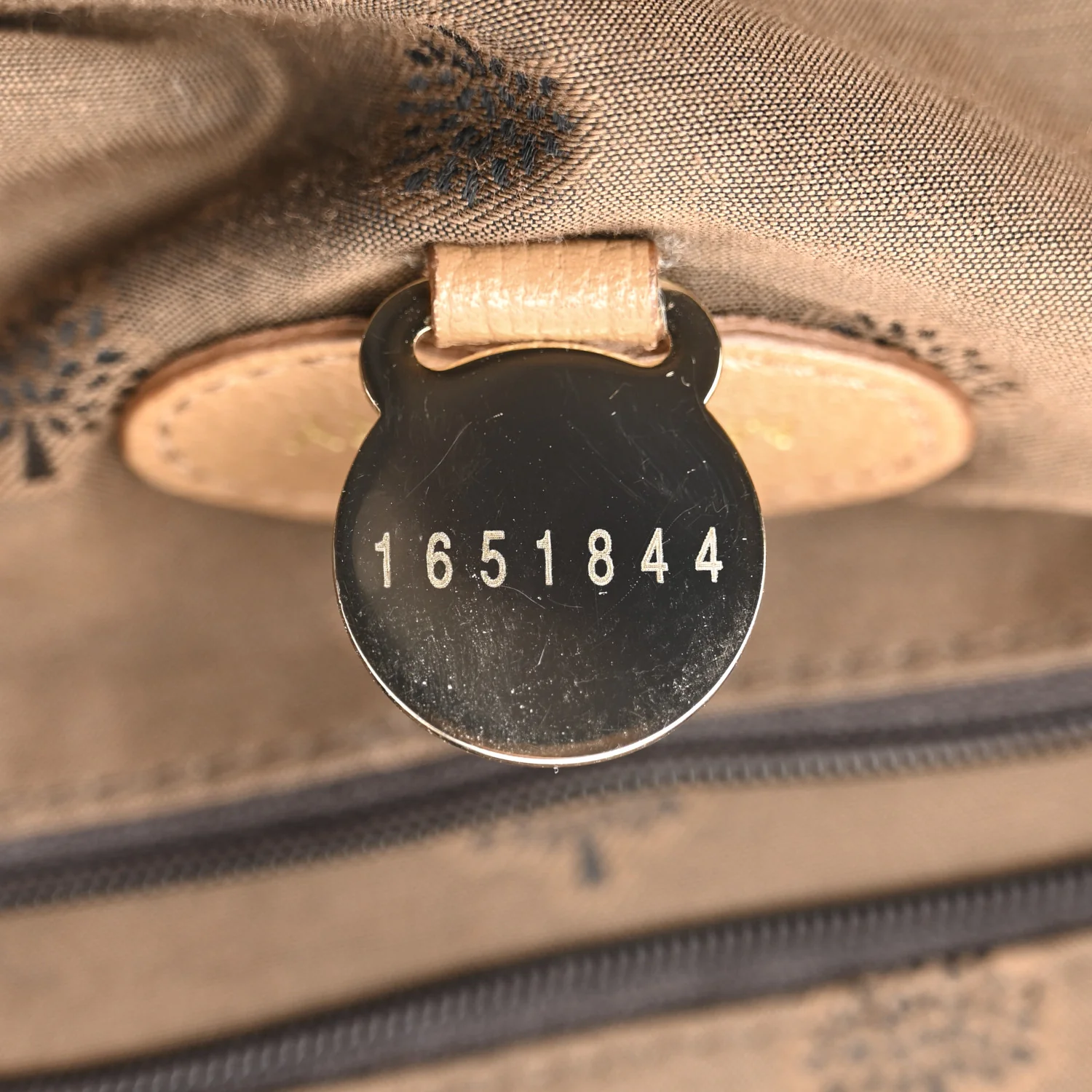 Glossy Goatskin Medium Del Rey Satchel Fudge - Top Club
