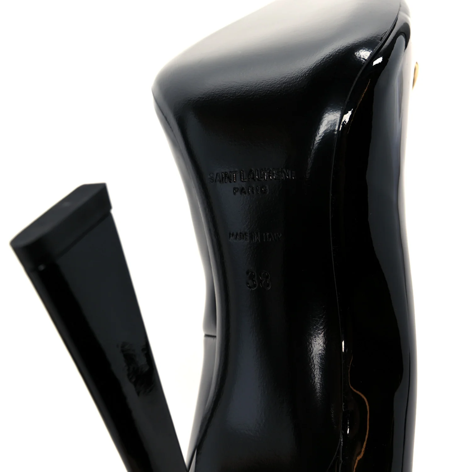 Vernice Grupy Silvana 110mm Pumps 38 Oro Antico Black - Top Club