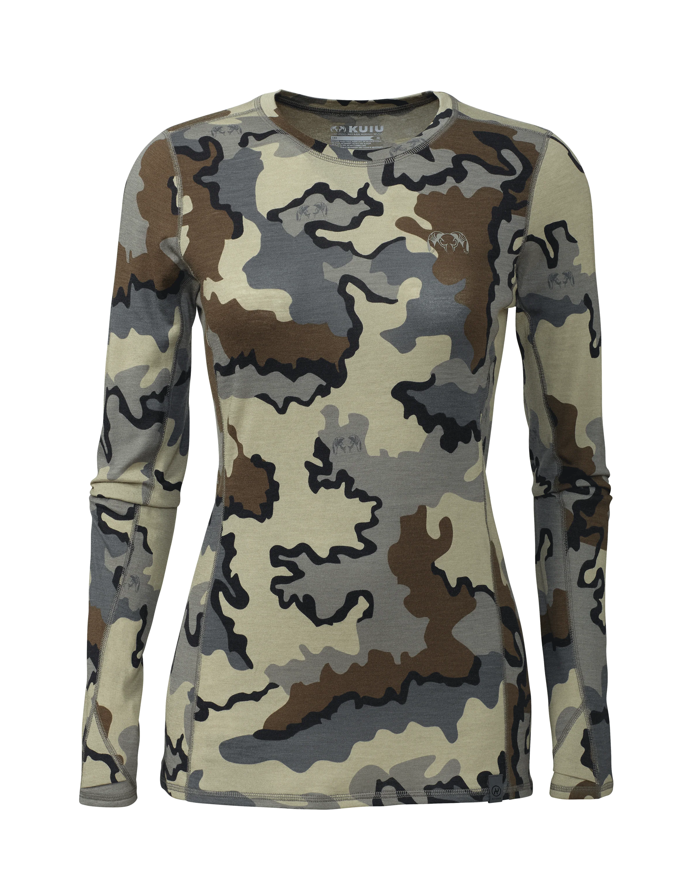 Women's ULTRA Merino 145 LS Crew | Vias