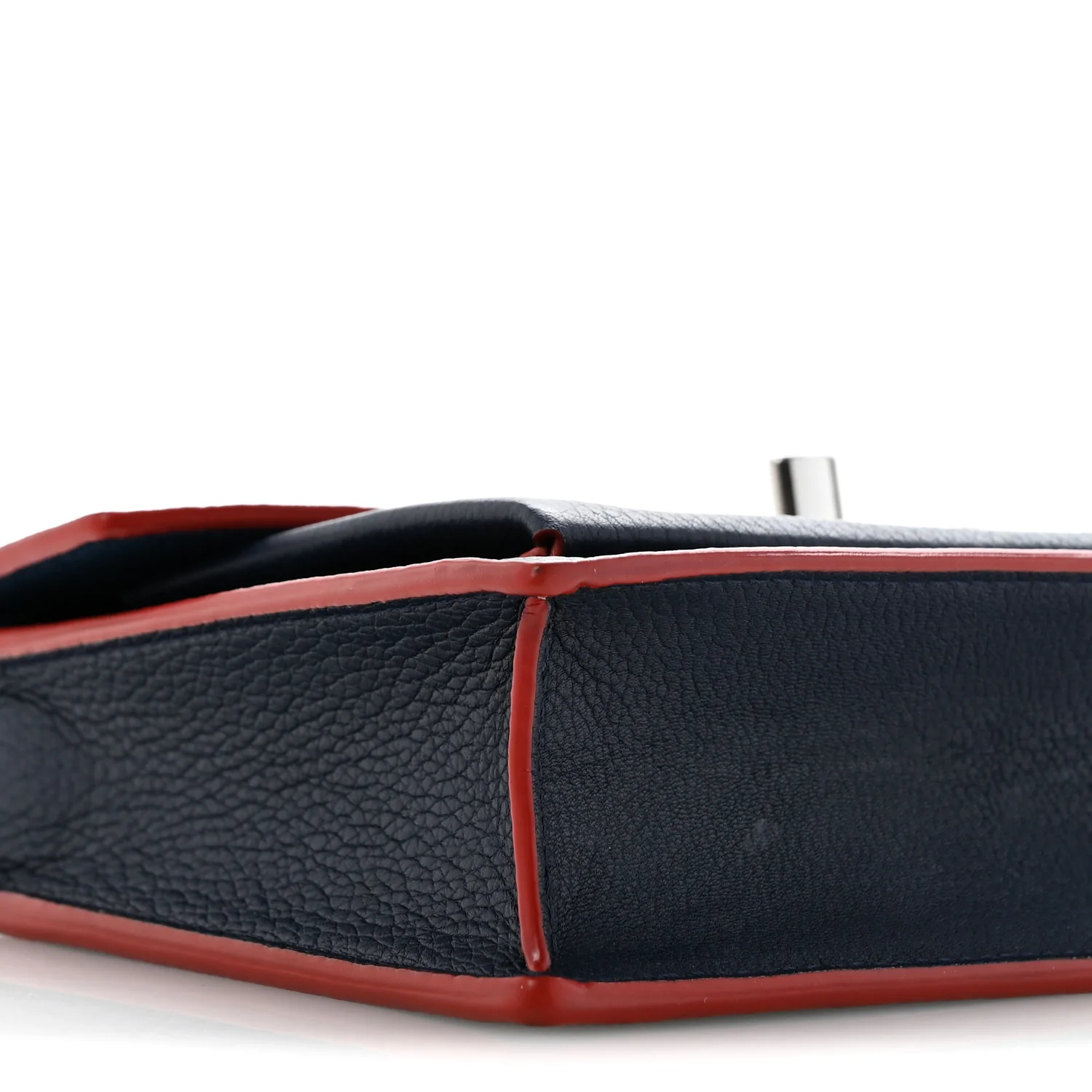 Soft Calfskin My Lockme Chain Pochette Marine Rouge - Top Club
