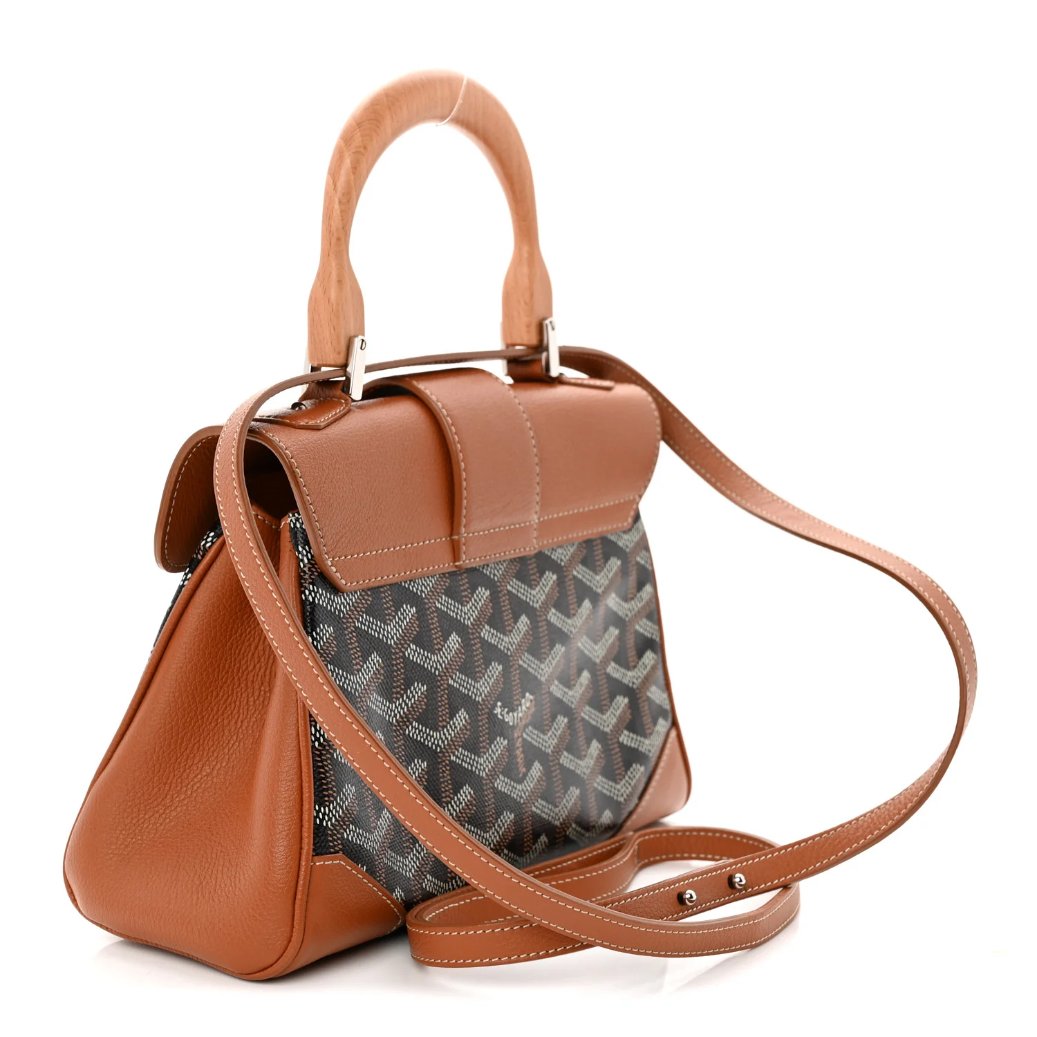 Goyardine Mini Saigon Black Gold - Top Club