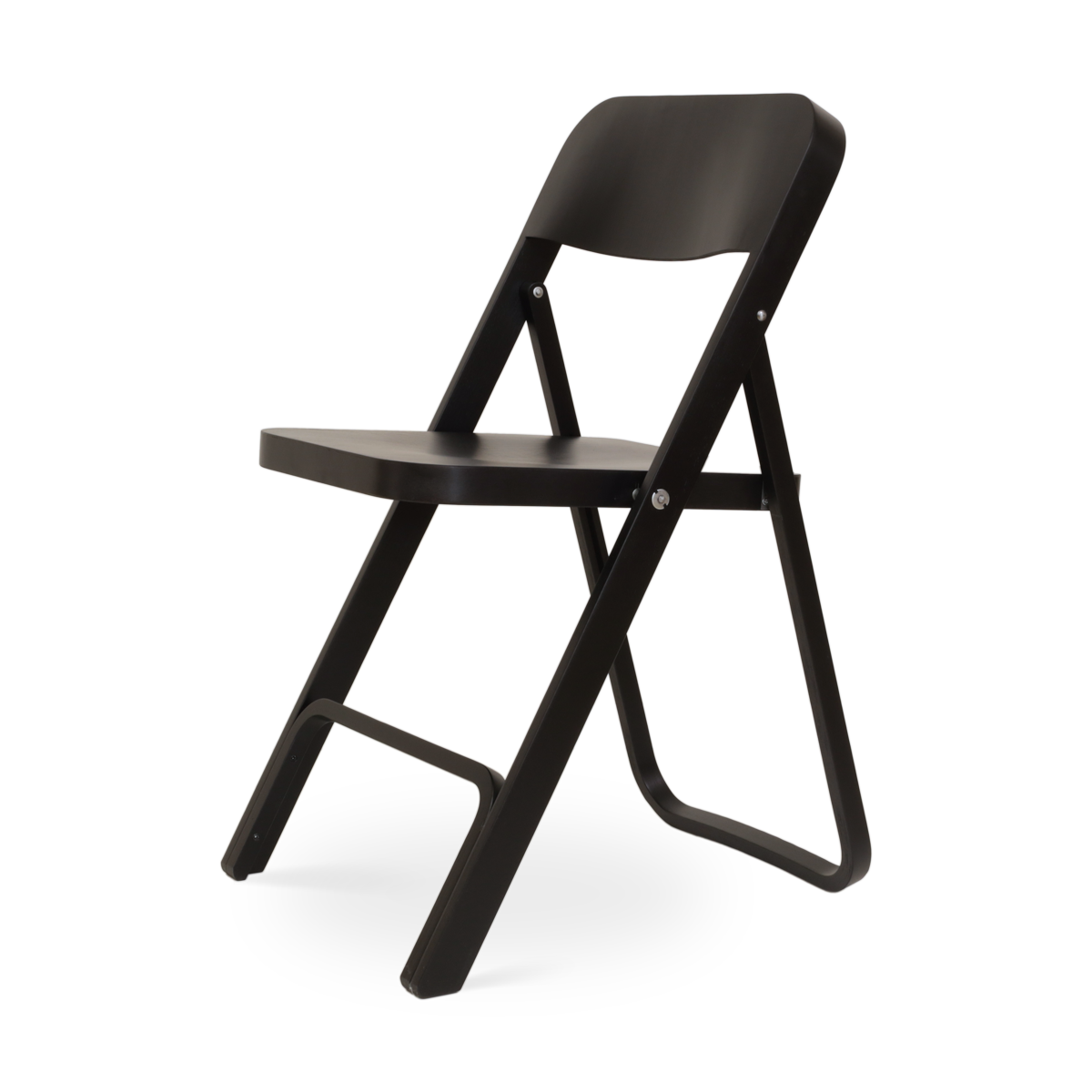 Houten klapstoel Flip - zwart