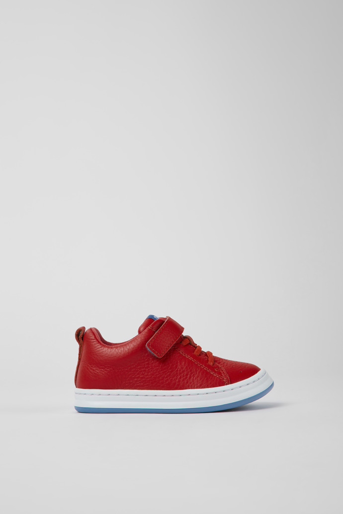 Runner Red Leather Sneakers for Boys