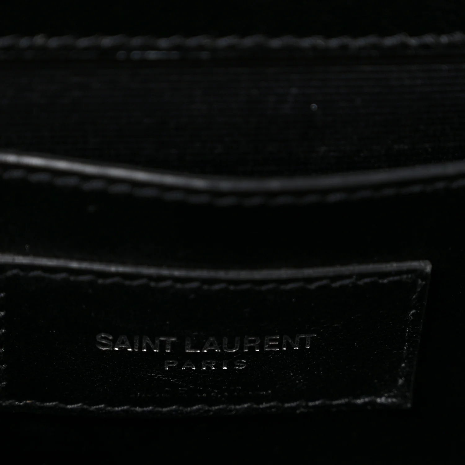 Grain De Poudre Medium Classic Monogram Kate Satchel Black White - Top Club