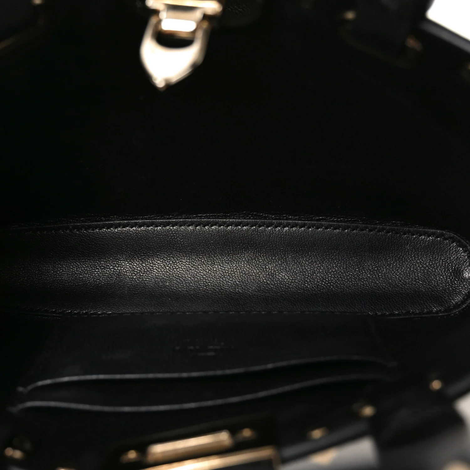 Grainy Calfskin Mini Rockstud Shopping Bag Black - Top Club