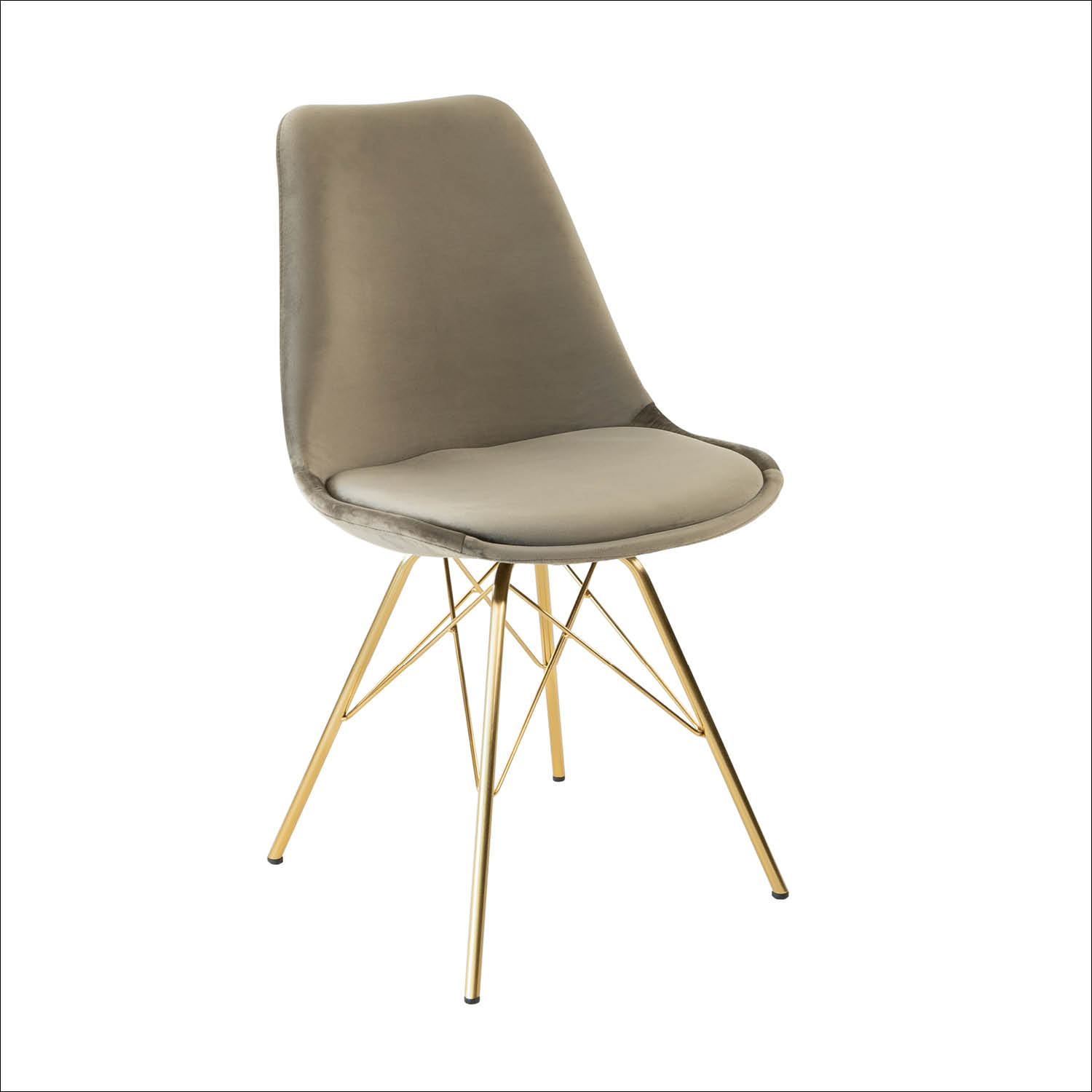 Kick Kuipstoel - Velvet taupe GL