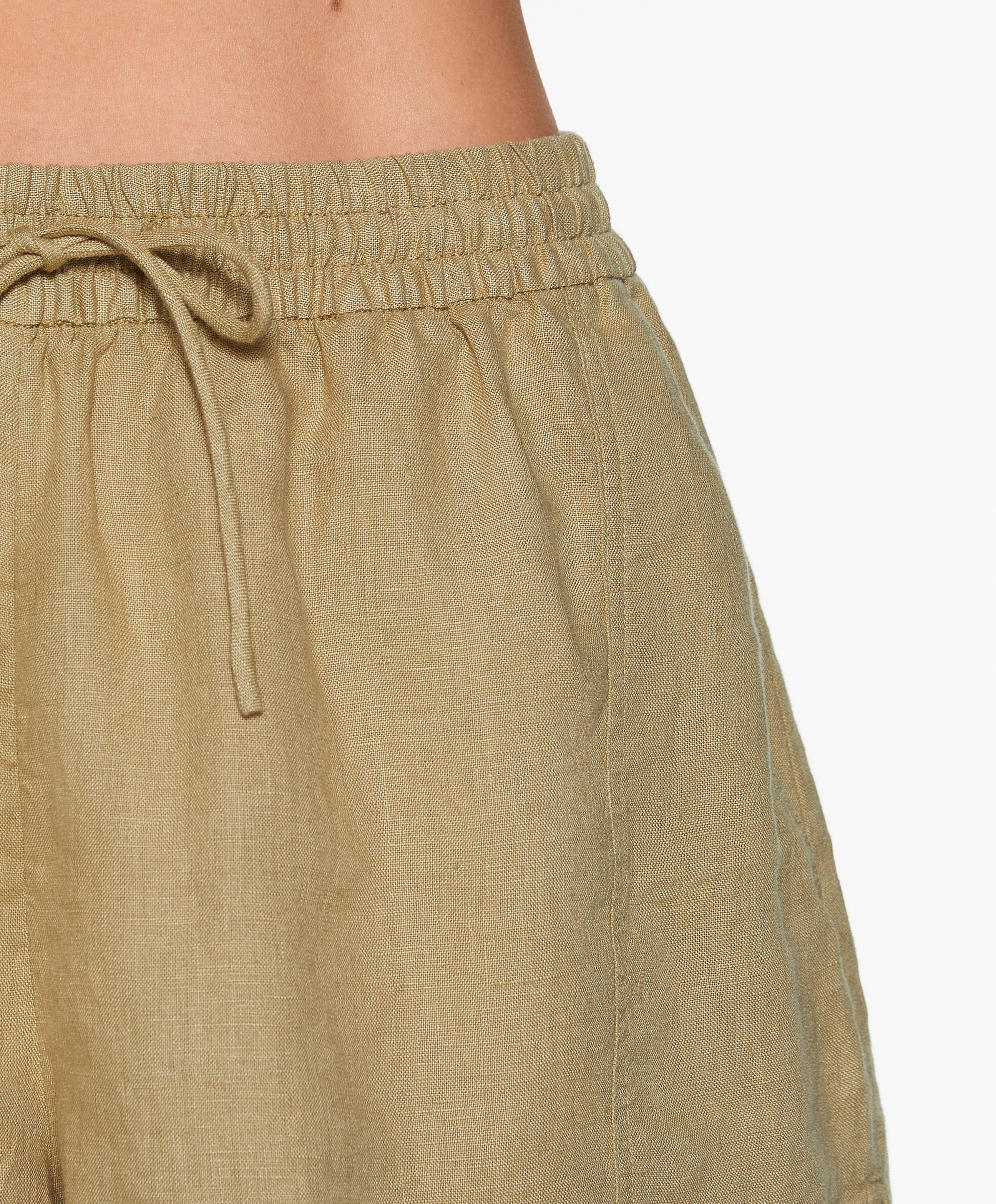 OYSHO 100% linen shorts